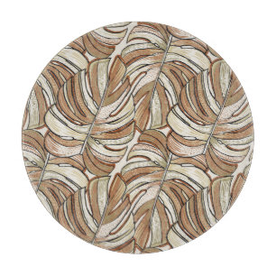 Planche À Découper Monstère graphique Feuilles Conception tropicale