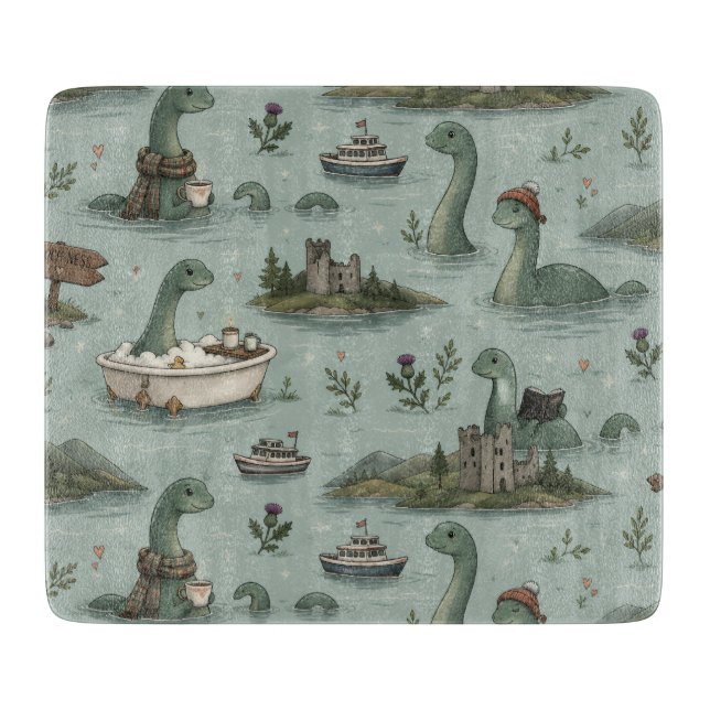Planche À Découper Monstre du Loch Ness  (Devant)