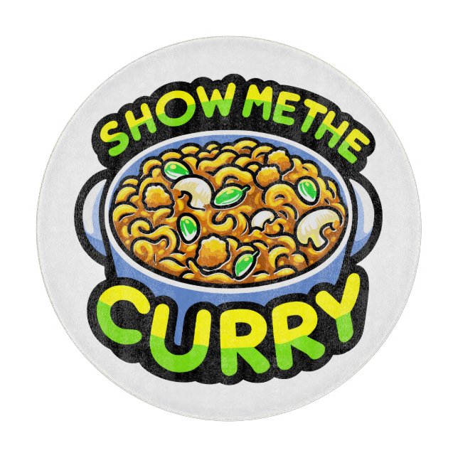 Planche À Découper Montre-moi le curry (Devant)