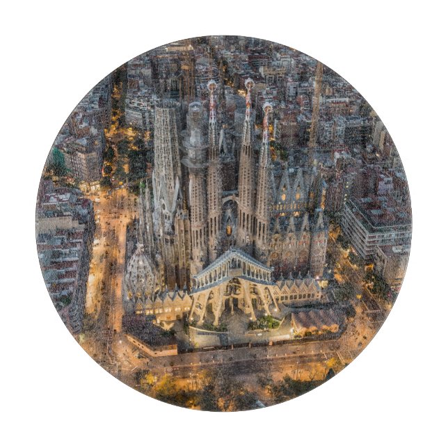 Planche À Découper Monuments | La Sagrada (Devant)