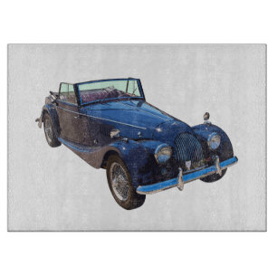 Planche À Découper Morgan Plus 4 Convertible Sportif 1964