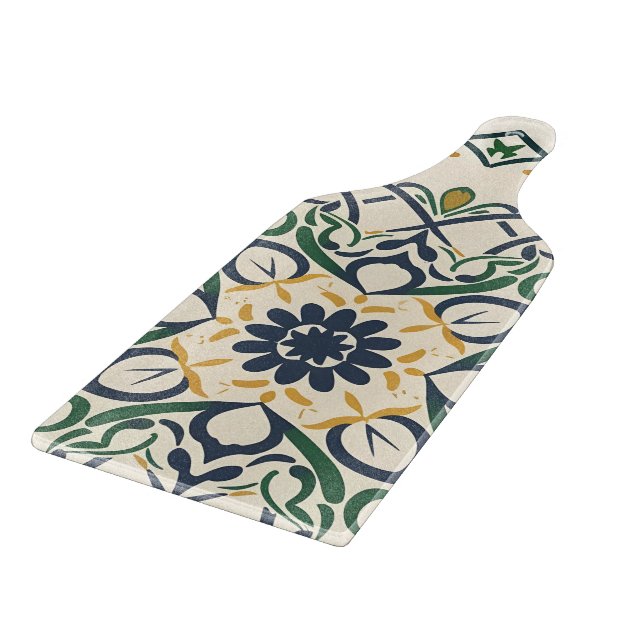 Planche À Découper mosaïque florale (Coin)