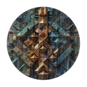 Planche À Découper Mosaïque verticale 3D extrême