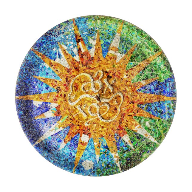 Planche À Découper Mosaïques de Park Guell (Devant)