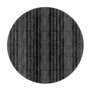 Planche À Découper Motif à cinq bandes noir et charbon de bois