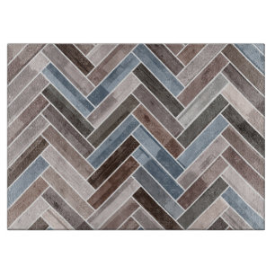 Planche À Découper Motif à squelette en gris Brown bleu