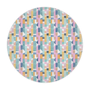 Planche À Découper Motif abstrait de forme d'aquarelle