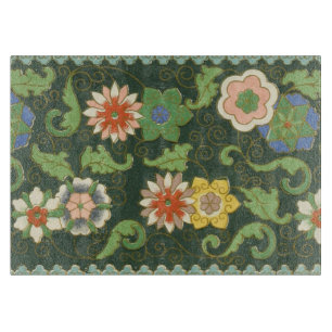 Planche À Découper Motif antique cloisonné chinois : Vert Jade