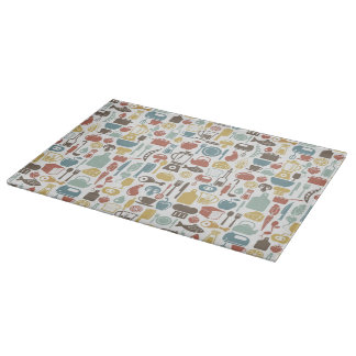 Planche À Découper Motif avec des icônes de cuisine