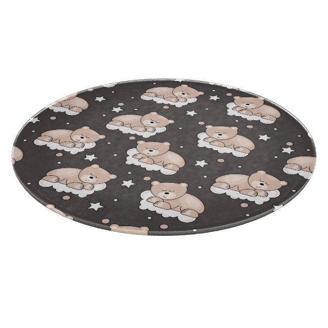 Planche À Découper motif avec le petit sommeil d'ours (Coin)