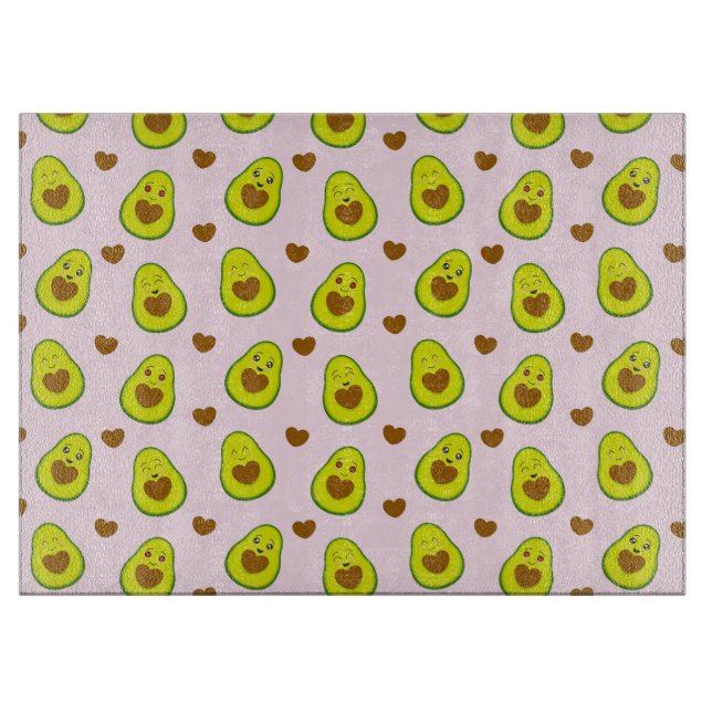 Planche À Découper Motif Avocado (Devant)