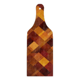 PLANCHE À DÉCOUPER MOTIF BROWN ROUGE JAUNE ORANGE PLACÉ AUTOMNE