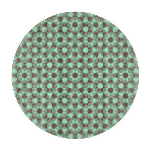 Planche À Découper Motif carreaux diamant à carreaux colorés