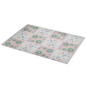 Planche À Découper Motif coloré de hibou pour des enfants