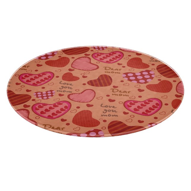 Planche À Découper Motif de célébration du jour de mère (Coin)