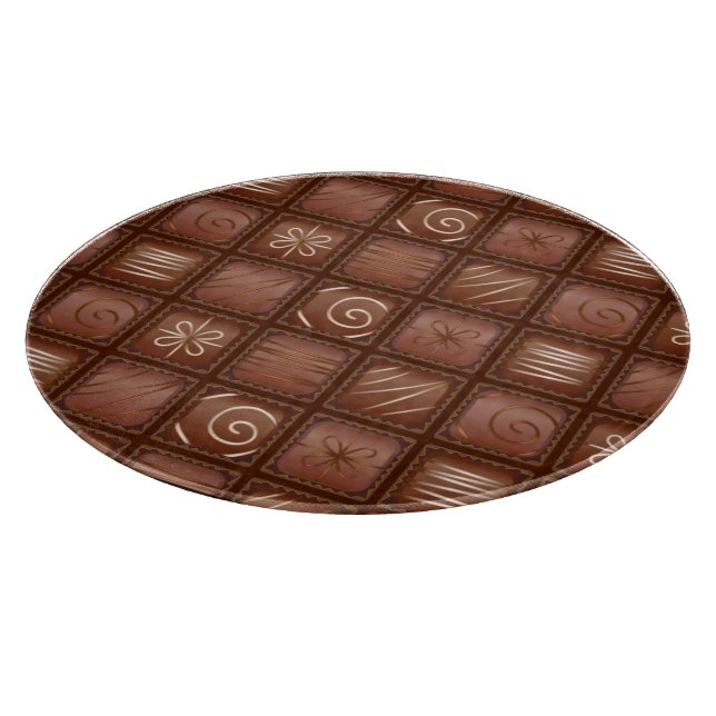 Planche À Découper Motif de chocolat (Coin)
