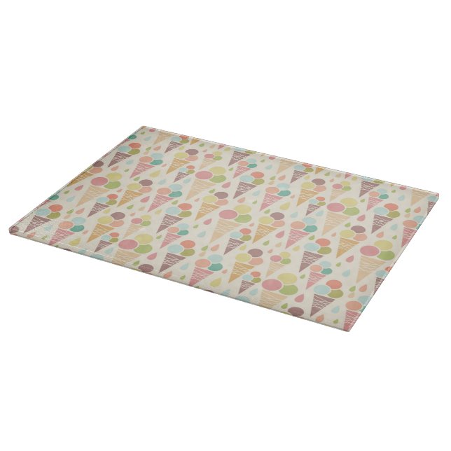 Planche À Découper motif de cônes de crème glacée (Coin)