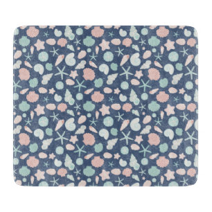 Planche À Découper motif de coquillages