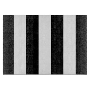Planche À Découper Motif de coupe noir et blanc