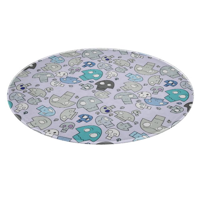 Planche À Découper Motif de crâne (Coin)