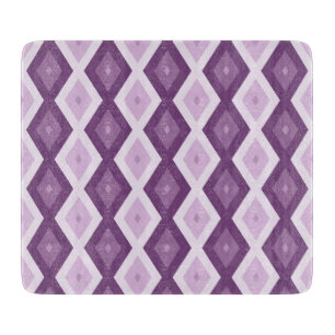 Planche À Découper Motif de diamant violet
