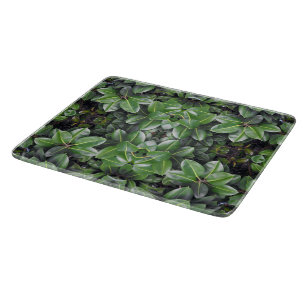Planche À Découper Motif de feuille d'hévéa
