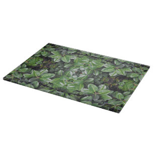 Planche À Découper Motif de feuille d'hévéa