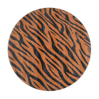Planche À Découper Motif de fourrure à rayures de tigre