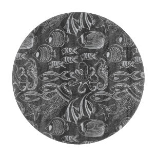 Planche À Découper Motif de la mer Noire