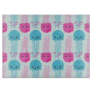 Planche À Découper Motif de méduses, Mignonne méduse, Sea Animaux