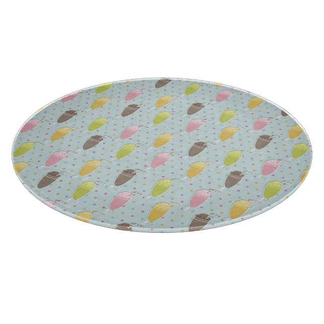 Planche À Découper Motif de Milkshake (Coin)