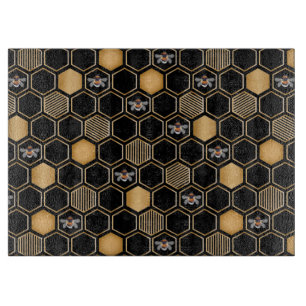 Planche À Découper Motif de nid d'abeille