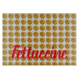 Planche À Découper Motif de nouilles de fettucine pour amoureux de la