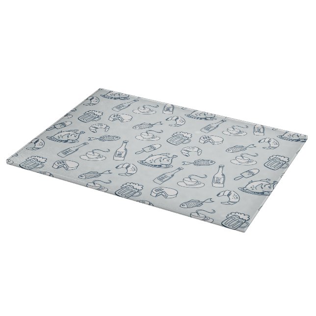 Planche À Découper Motif de nourriture (Coin)