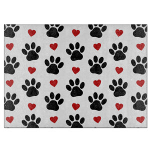 Planche À Découper Motif De Pâtes, Pâtes De Chien, Pâtes Noires, Coeu