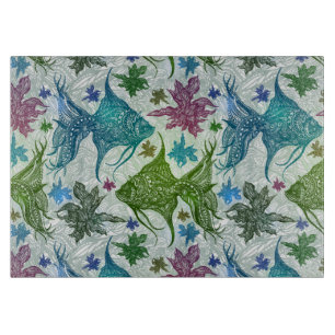 Planche À Découper Motif de poisson Vintage