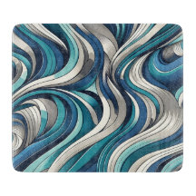 Motif de vague d'inspiration océanique