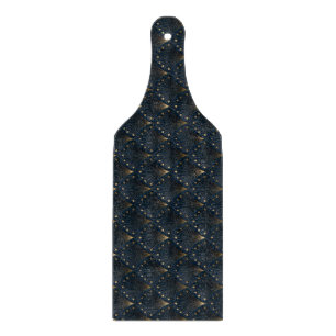 Planche À Découper Motif déco bleu et or