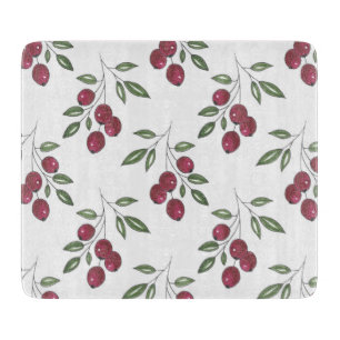 Planche À Découper Motif des Berries rouges de Bourgogne
