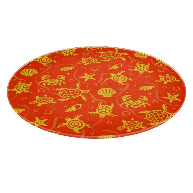 Planche À Découper Motif des tortues (Coin)