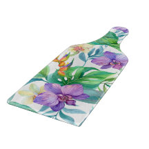 Motif d'orchidées tropicales