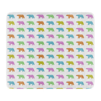 Planche À Découper Motif d'ours polaire