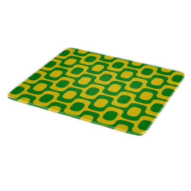 Planche À Découper Motif du trottoir d'Ipanema, Motif de plage, Brési (Coin)