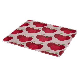 Planche À Découper Motif élégant de pomme rouge moderne