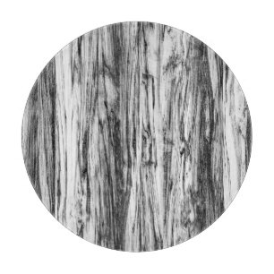 Planche À Découper Motif en bois de chauffe - noir, blanc et gris