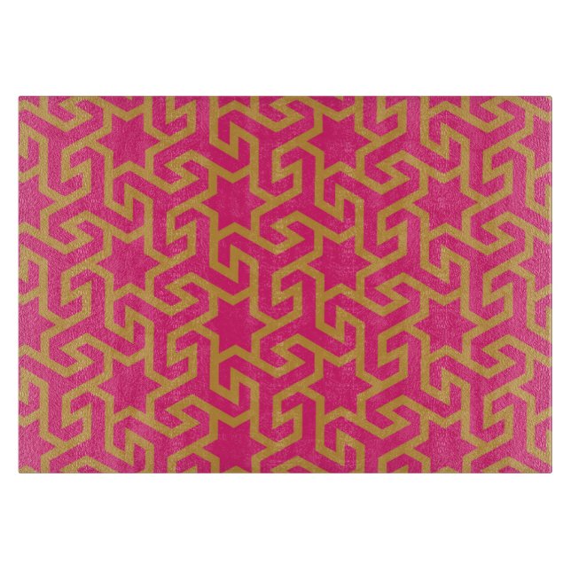 Planche À Découper Motif en forme d'étoile arabe (Devant)