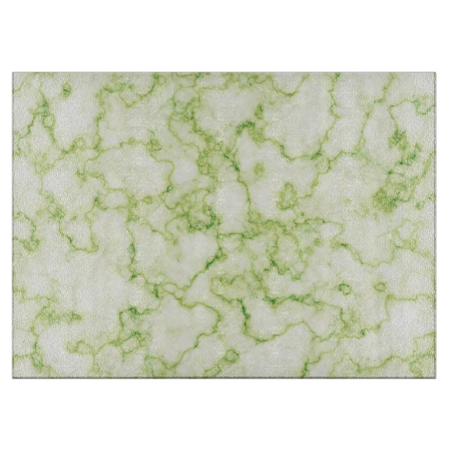 Planche À Découper Motif en marbre vert (Devant)