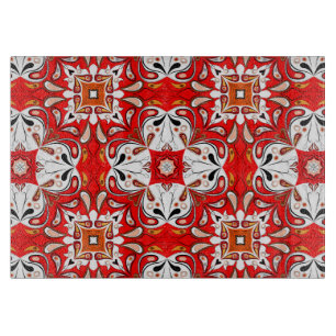 Planche À Découper Motif en mosaïque de céramique portugaise
