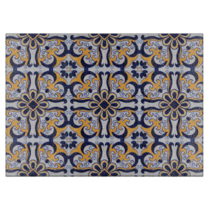 Planche À Découper Motif en tuiles portugaises