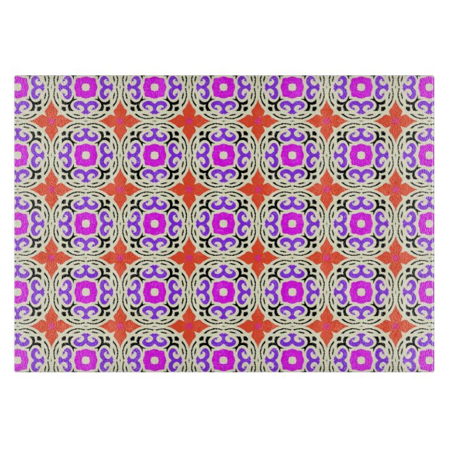 Planche À Découper Motif ethnique avec motifs marocains (Devant)